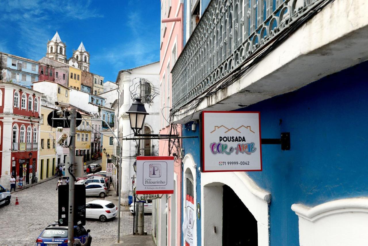 Pousada Cor E Arte - Pelourinho Salvador Esterno foto